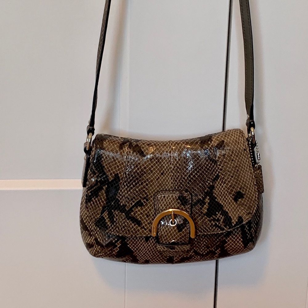 Coach Soho Small Python Crossbody Purse - image 3